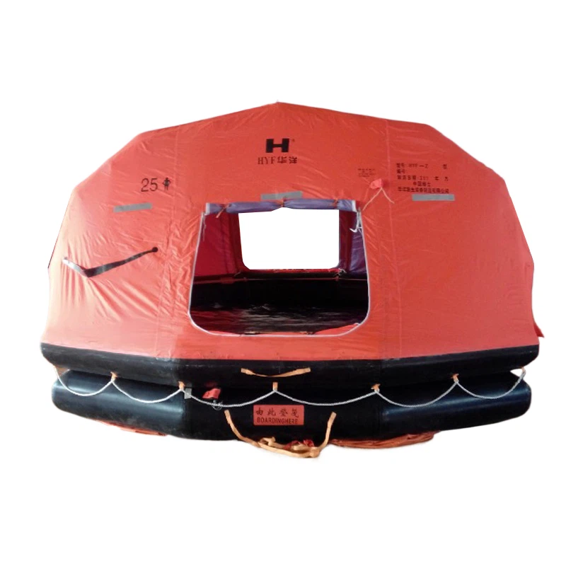 Qual è la galleggiabilità di una zattera di salvataggio?